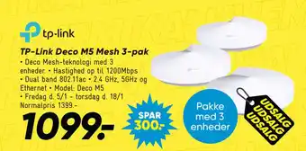 Bilka Tp-link deco m5 mesh 3-pak tilbud