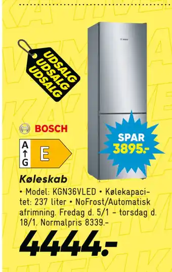 Bilka Køleskab tilbud