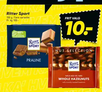 Bilka Ritter sport tilbud