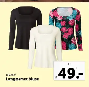 Lidl Langærmet bluse tilbud