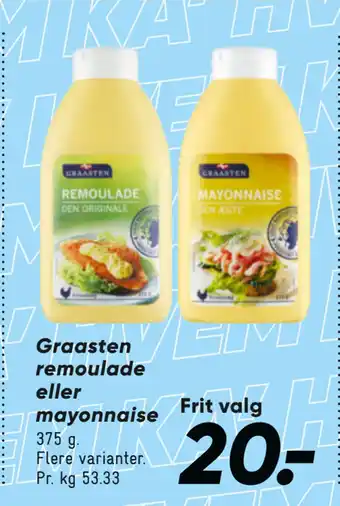 Bilka Graasten remoulade eller mayonnaise tilbud