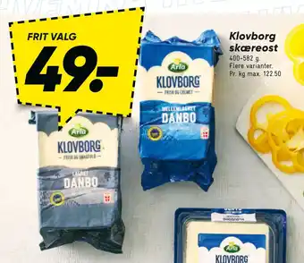 Bilka Klovborg skæreost tilbud