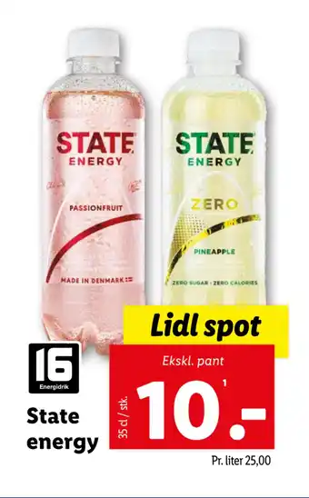 Lidl State energy tilbud