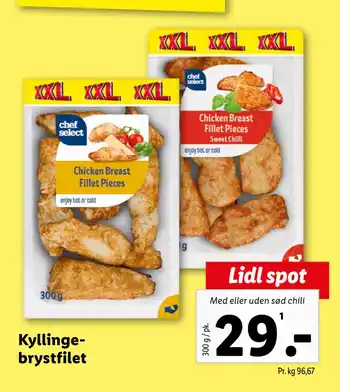 Lidl Kyllingebrystfilet tilbud