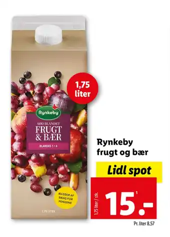 Lidl Rynkeby frugt og bær tilbud