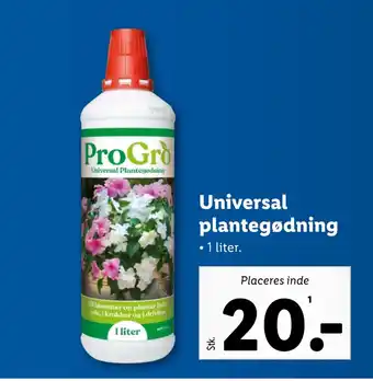 Lidl Universal plantegødning tilbud