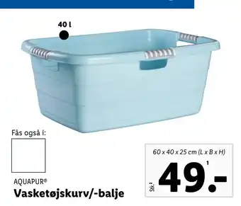 Lidl Vasketøjskurv/-balje tilbud