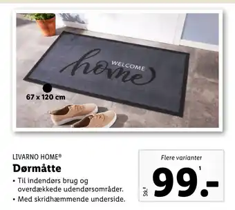 Lidl Dørmåtte tilbud