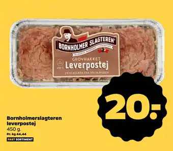 Netto Bornholmerslagteren leverpostej tilbud