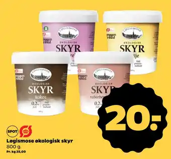 Netto Løgismose økologisk skyr tilbud