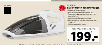 Batteridreven håndstøvsuger