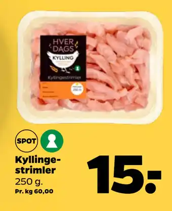 Netto Kyllingestrimler tilbud