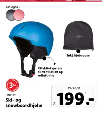 Ski- og snowboardhjelm