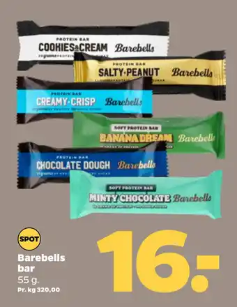 Netto Barebells bar tilbud