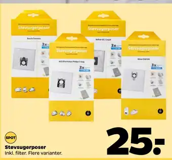 Netto Støvsugerposer tilbud