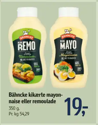 Føtex Bähncke kikærte mayonnaise eller remoulade tilbud