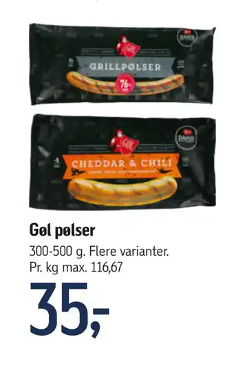 Føtex Gøl pølser tilbud