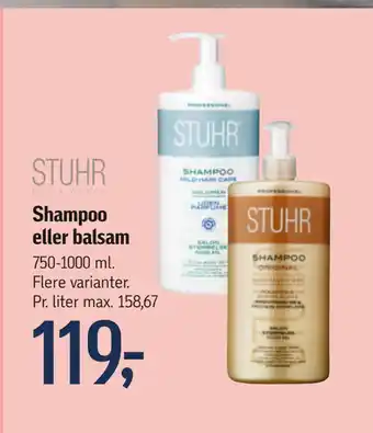 Føtex Shampoo eller balsam tilbud