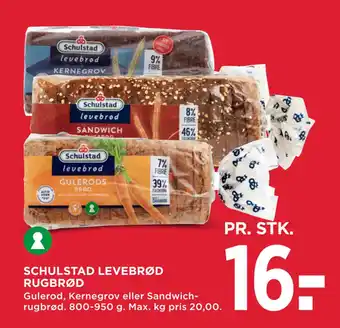 MENY Schulstad levebrød rugbrød tilbud