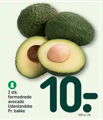 REMA 1000 2 stk. formodnede avocado udenlandske pr. bakke tilbud