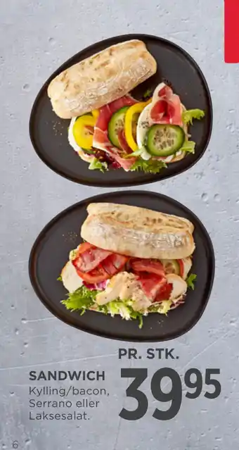 MENY Sandwich tilbud