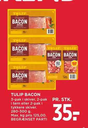 MENY Tulip bacon tilbud