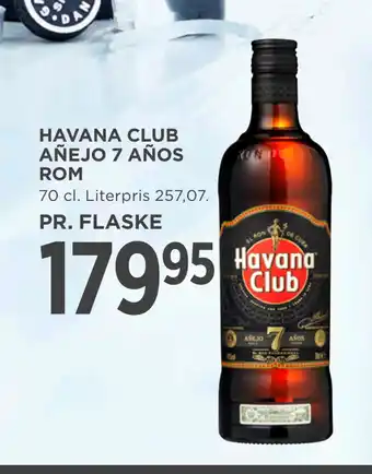 MENY Havana club añejo 7 años rom tilbud