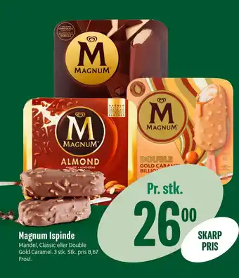 Min Købmand Magnum ispinde tilbud