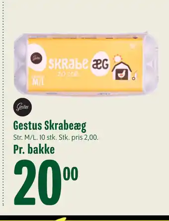 Min Købmand Gestus skrabeæg tilbud