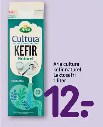 REMA 1000 Arla cultura kefir naturel laktosefri 1 liter tilbud