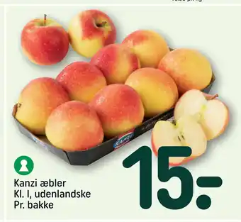 REMA 1000 Kanzi æbler kl. i, udenlandske pr. bakke tilbud