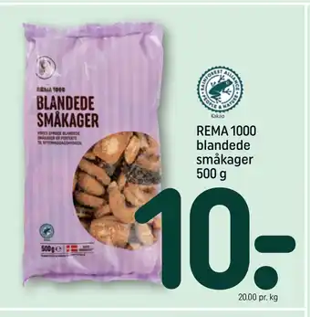 REMA 1000 Rema 1000 blandede småkager 500 g tilbud