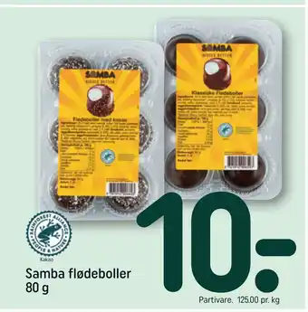 REMA 1000 Samba flødeboller 80 g tilbud
