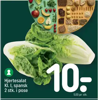 REMA 1000 Hjertesalat kl. i, spansk 2 stk. i pose tilbud