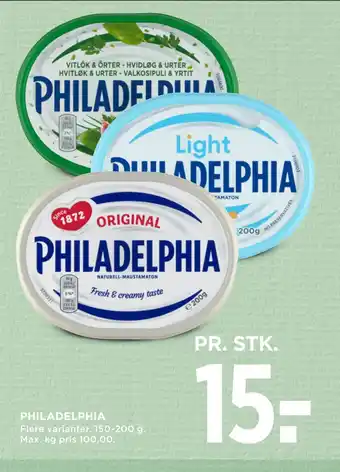 MENY Philadelphia tilbud