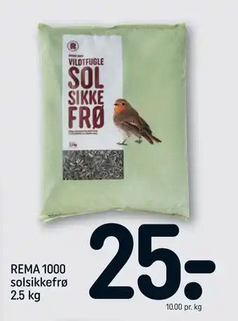 REMA 1000 Rema 1000 solsikkefrø 2.5 kg tilbud