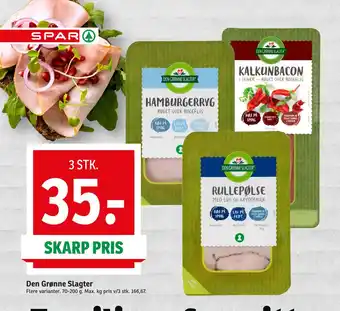 SPAR Den grønne slagter tilbud