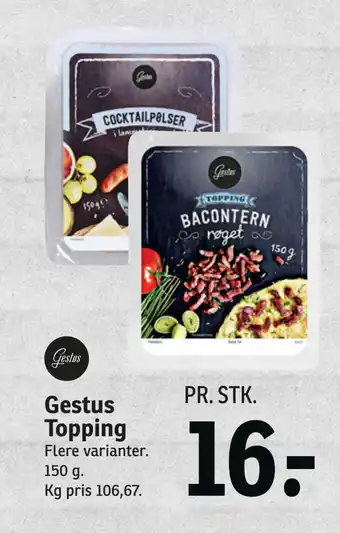 SPAR Gestus topping tilbud