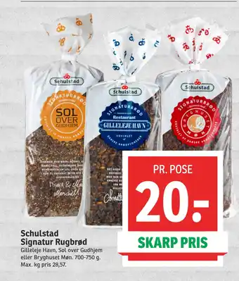 SPAR Schulstad signatur rugbrød tilbud