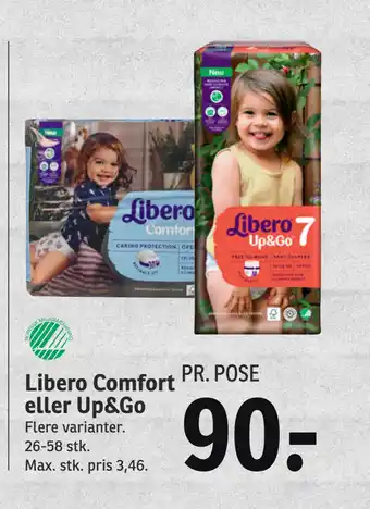 SPAR Libero comfort eller up&go tilbud