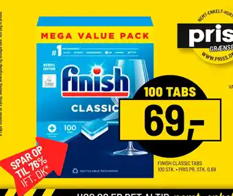 Priss Finish classic tabs tilbud