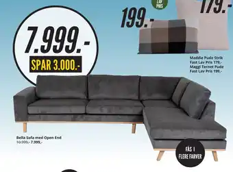 My Home Bella sofa med open end tilbud