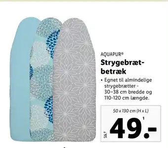 Lidl AQUAPUR Strygebræt- betræk tilbud