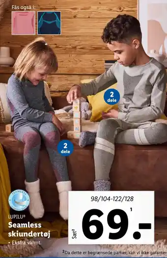 Lidl LUPILU Seamless skiundertøj tilbud