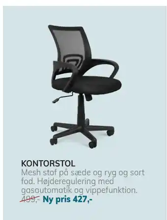 Daells Bolighus Kontorstol tilbud