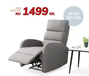 Daells Bolighus Lænestol med el-drevet recliner tilbud