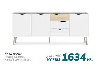 Daells Bolighus Delta skænk tilbud