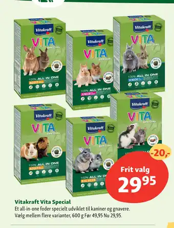 Maxi Zoo Vitakraft vita special tilbud
