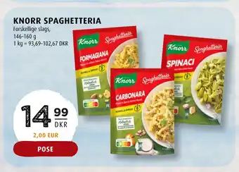 Scandinavian Park Knorr spaghetteria tilbud