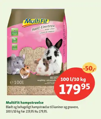 Maxi Zoo Multifit hampstrøelse tilbud